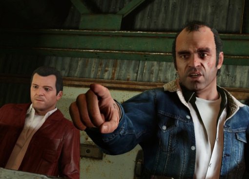 Гифка дня: странная ходьба по воздуху в Grand Theft Auto 5